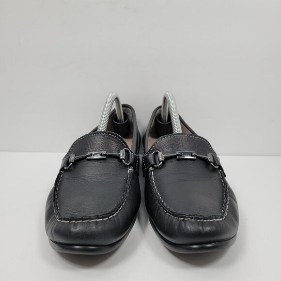 Munro American Women's Black Leather Slip On Loafers M555081 US Size 7.5M - Picture 4 of 8